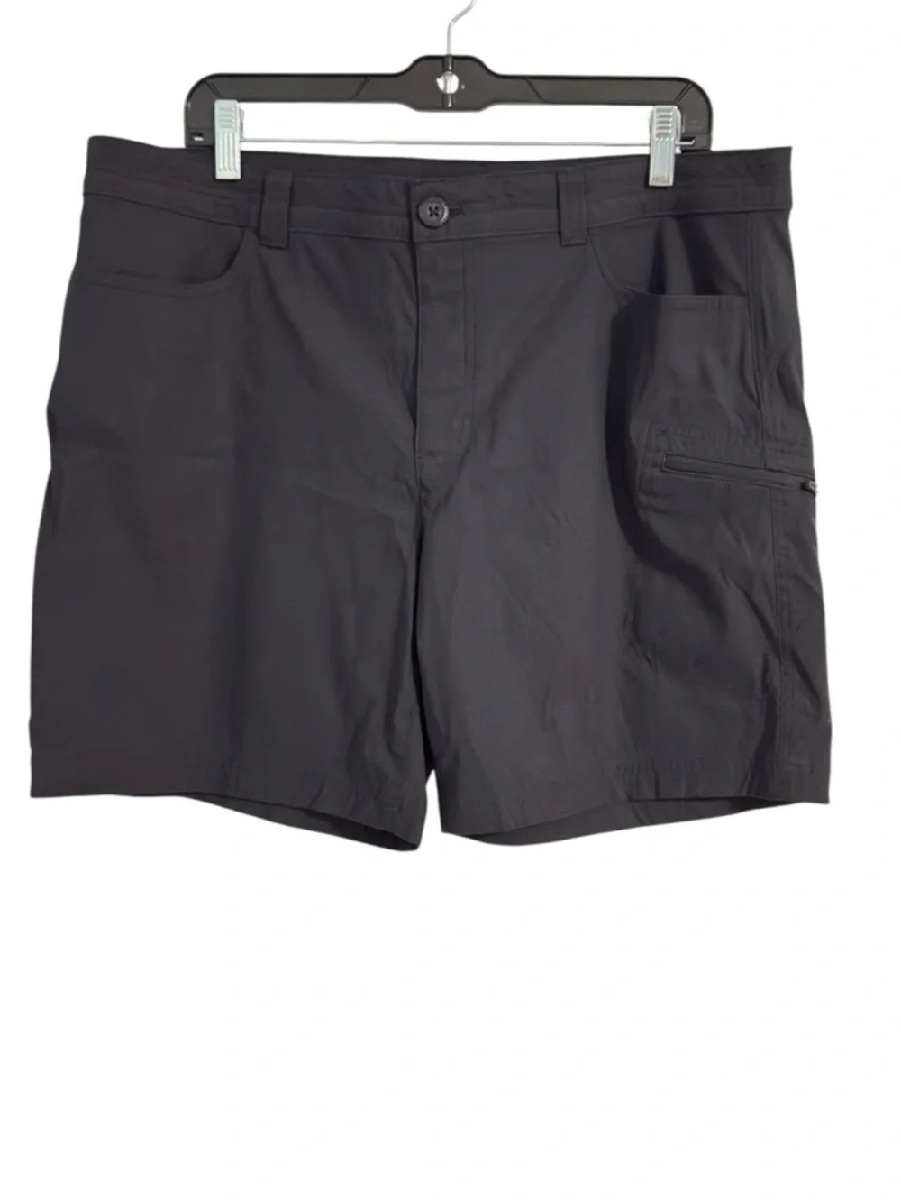 Eddie Bauer Trail Short Women's Plus Size 16 Black Stretch Active Travel Outdoor